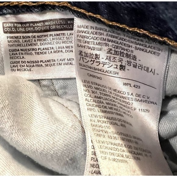 Levi's men 505 jeans medium wash size 38 x 32 - Picture 6 of 8